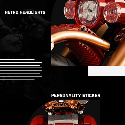 Red Custom Chopper
