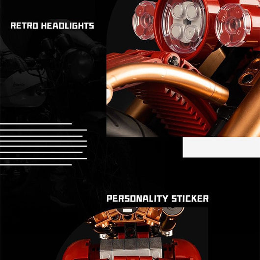 Red Custom Chopper