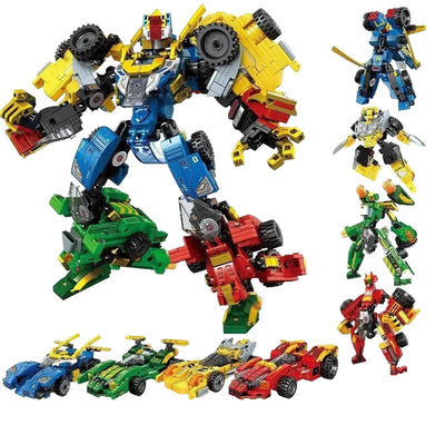 Mechanical Transformation Truck Car Robot Bricks Toy