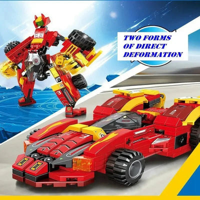 Mechanical Transformation Truck Car Robot Bricks Toy