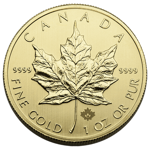 1 oz Canadian Gold Maple Leaf .9999 Fine (Random Year)