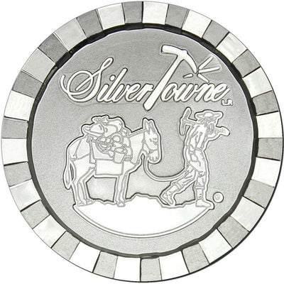 5 oz SilverTowne Prospector Stackable Silver Round