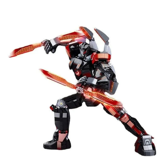 Dark Wanderer Transformed Mech Robot Warrior Bricks Toy
