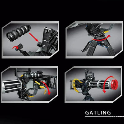 Motorized Gatling Heavy Machine