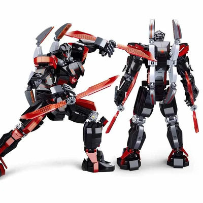 Dark Wanderer Transformed Mech Robot Warrior Bricks Toy
