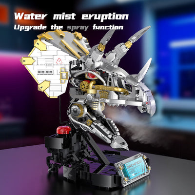 Cyber Triceratops Head