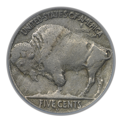 1937-D Buffalo Nickel 5C PCGS VF35 CAC - 3 Legs