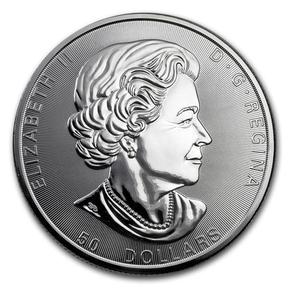 2017 Canada 10 oz Silver $50 Magnificent Maple Leaves BU