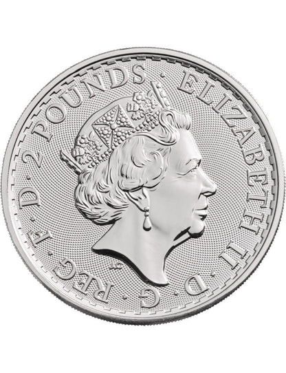 2018 1 oz British Silver Britannia Coin