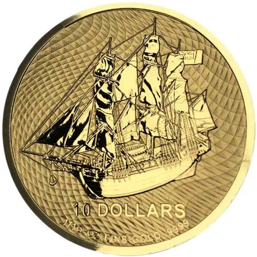 2020 1/10 oz Cook Island Bounty Gold Coin