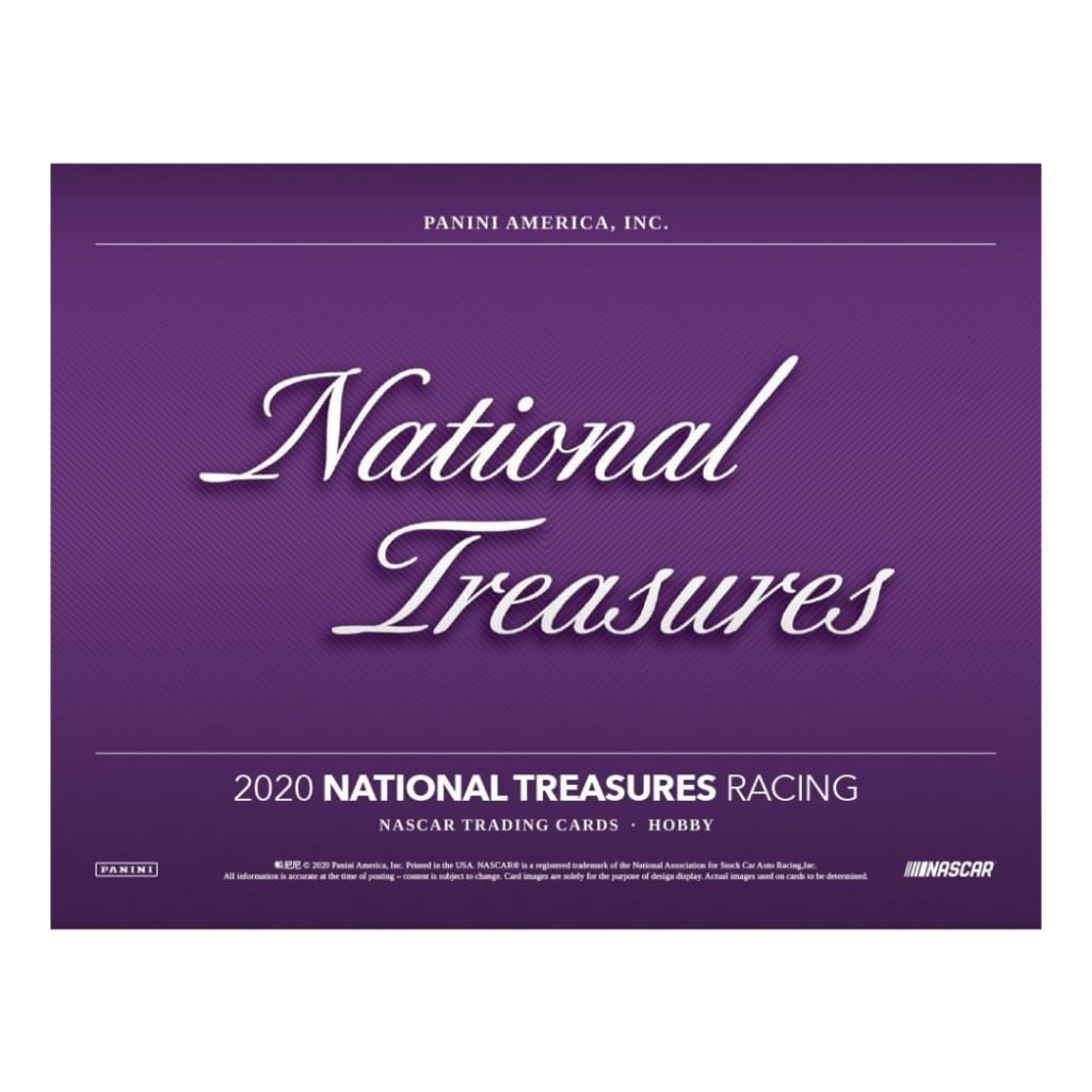 2020 Panini National Treasures Racing Hobby Box