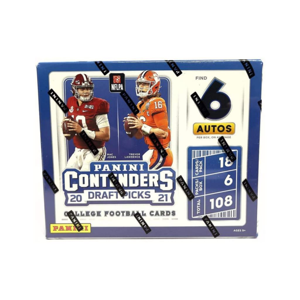 2021 Panini Contenders Draft Picks Collegiate Football Hobby Box