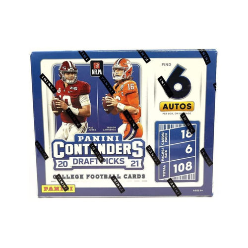 2021 Panini Contenders Draft Picks Collegiate Football Hobby Box