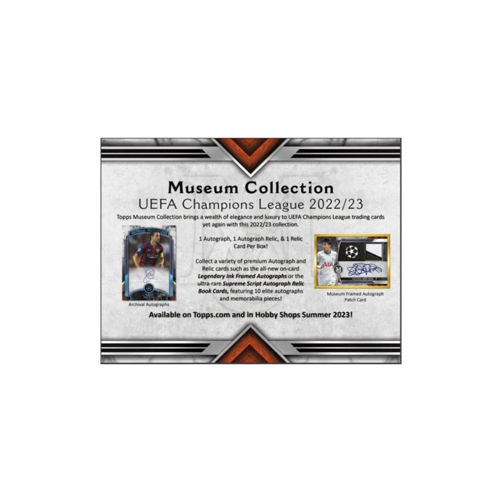 2022-23 Topps UEFA Champions League Museum Collection Soccer Hobby Box