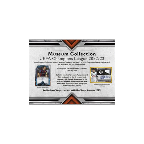 2022-23 Topps UEFA Champions League Museum Collection Soccer Hobby Box