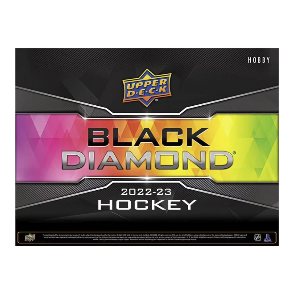 2022-23 Upper Deck Black Diamond Hockey Hobby Box