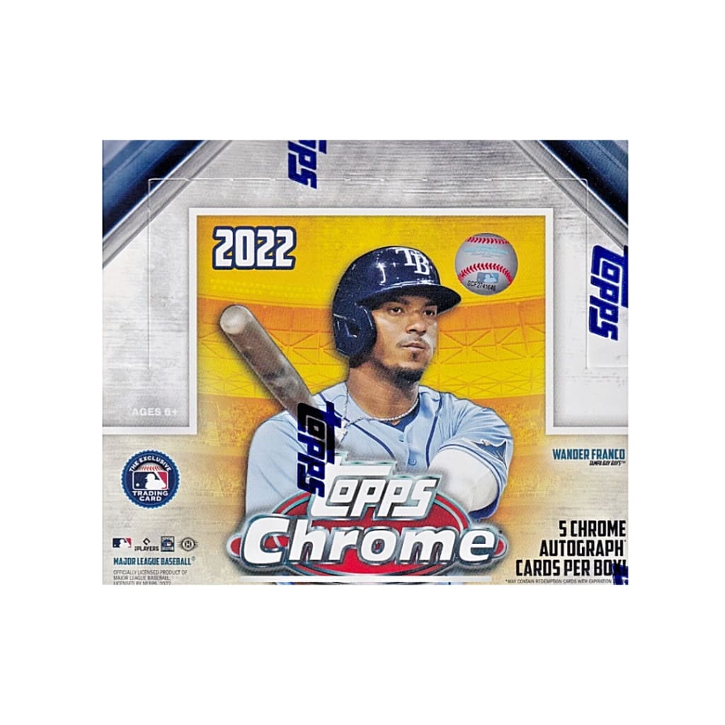 2022 TOPPS Chrome Baseball Jumbo Box