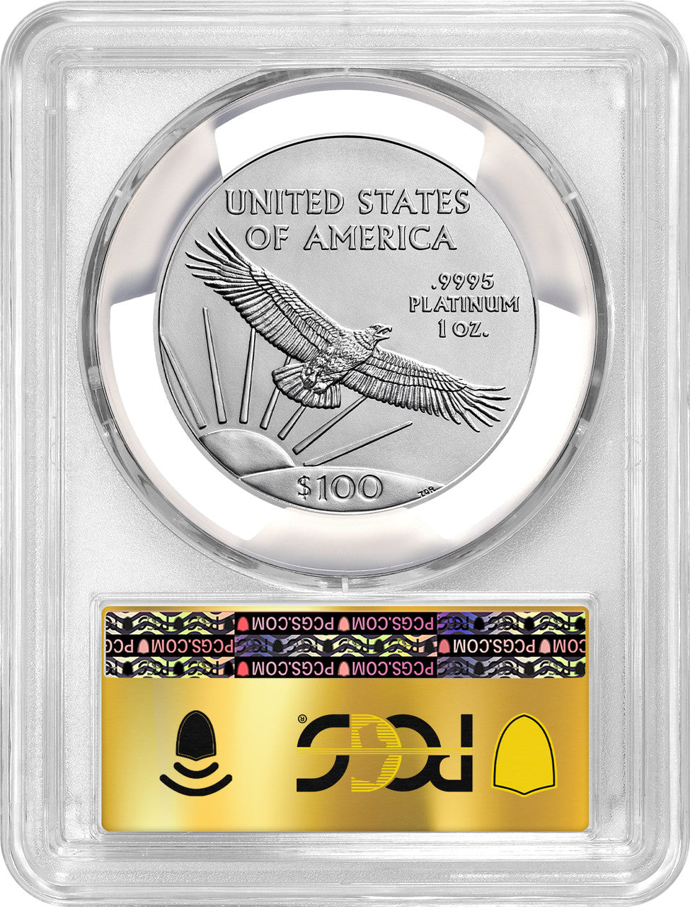 2023 $100 One-Ounce Platinum Liberty Eagle Statue FDI PCGS MS70