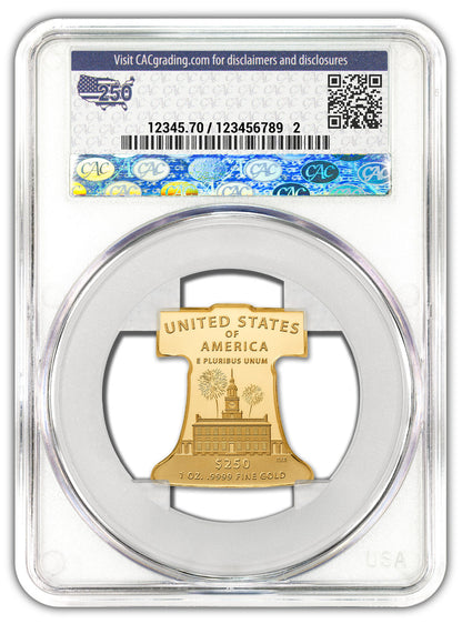 2026-P Freedom Ringing Liberty Bell 1 oz Gold Coin CAC PR69 Battlefield