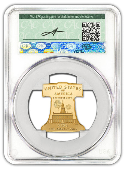 2026-P Freedom Ringing Liberty Bell Gold Coin FDD CAC PR70 Founders