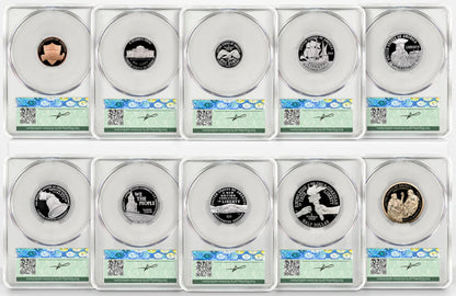 2026-S Semiquincentennial US Mint Proof Set CAC PR70 Advanced Delivery Founders Label