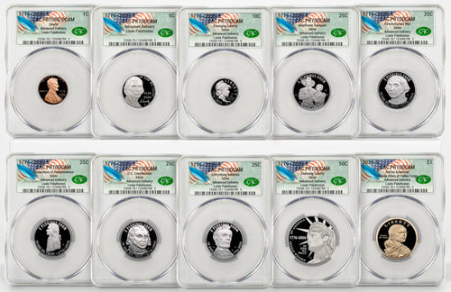2026-S Semiquincentennial US Mint Proof Set CAC PR70 Advanced Delivery Founders Label