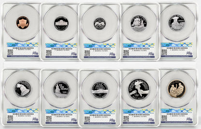 2026-S Semiquincentennial US Mint Proof Set CAC PR70 Advanced Delivery Battlefield 250