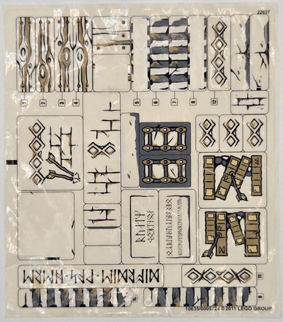 Sticker Sheet for Set The Mines of Moria, 9473 - (10635/6005724), Part# 9473stk01