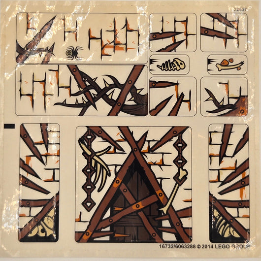 Sticker Sheet for Set Dol Guldur Battle, 79014 - (16732/6063288), Part# 79014stk01