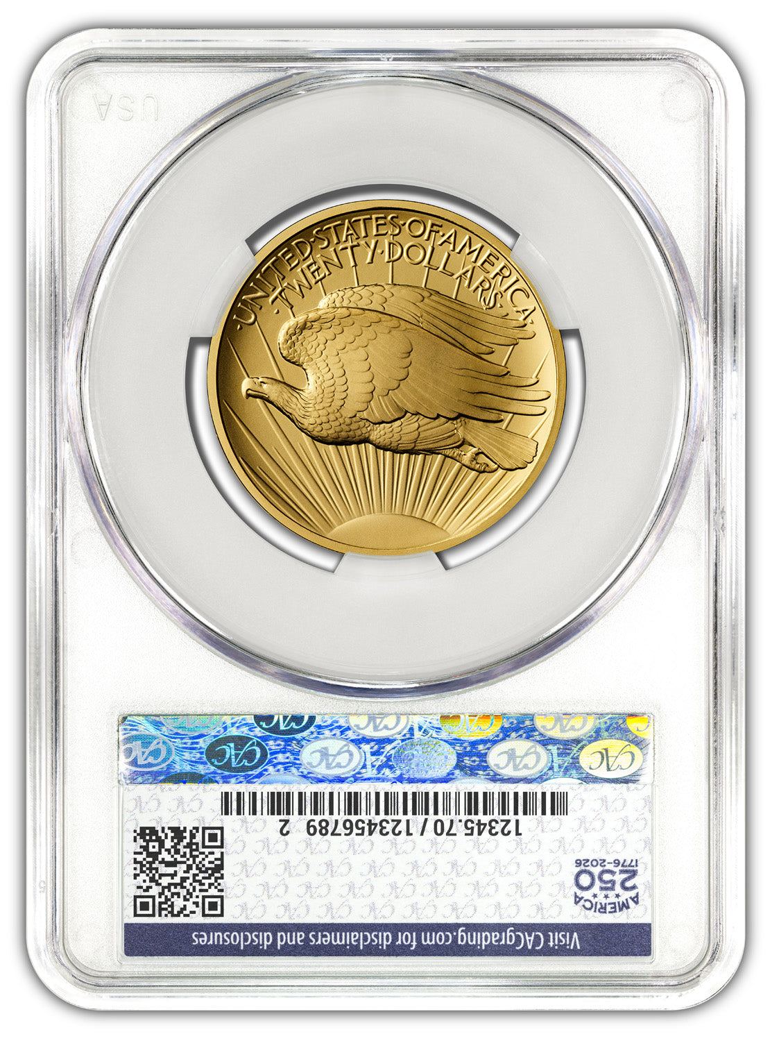 2026 1907 Saint-Gaudens High Relief $20 Gold Coin FDD CAC SP70 Battlefield