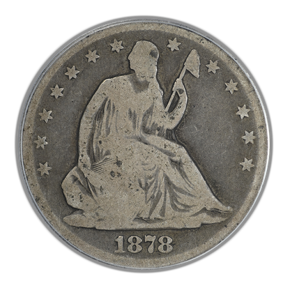 1878-CC Liberty Seated Half Dollar 50C PCGS G06