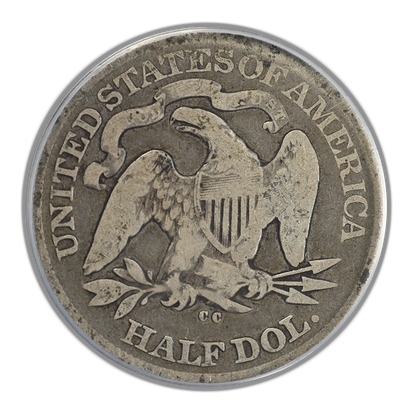 1878-CC Liberty Seated Half Dollar 50C PCGS G06