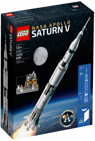 21309 - NASA Apollo Saturn V - EMPTY BOX ONLY