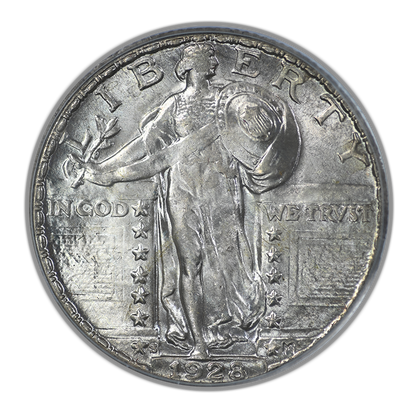 1928-S Standing Liberty Quarter 25C PCGS MS65