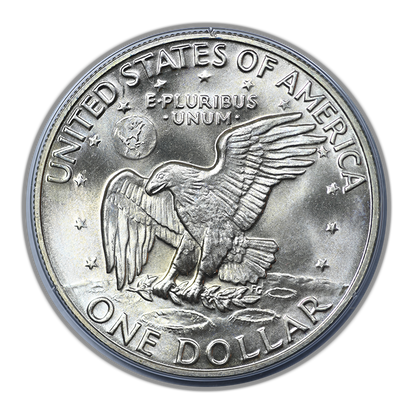 1974-S Silver Eisenhower Ike Dollar $1 PCGS Rattler MS67 CAC