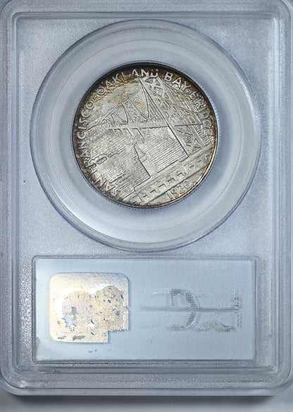 1936-S Bay Bridge Classic Commemorative Half Dollar 50C PCGS MS66