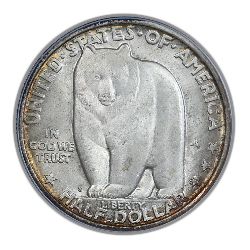 1936-S Bay Bridge Classic Commemorative Half Dollar 50C PCGS MS66