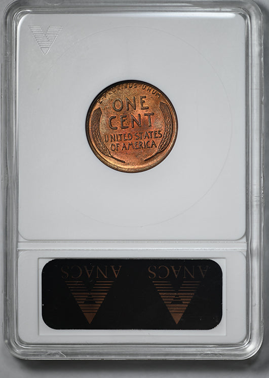 1916 Lincoln Wheat Cent 1C ANACS Soapbox MS64RB - TONED!