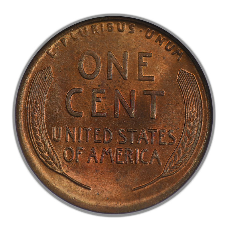 1916 Lincoln Wheat Cent 1C ANACS Soapbox MS64RB - TONED!