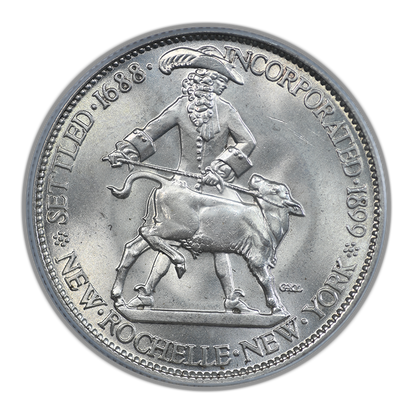 1938 New Rochelle Classic Commemorative Half Dollar 50C PCGS MS65 CAC OGH