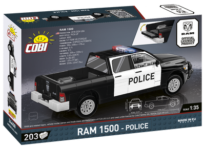 COBI DODGE Ram 1500 Police Truck: Set #24608