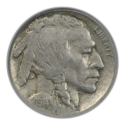 1914/3 Buffalo Nickel 5C ANACS Soapbox VF20 FS-014.87
