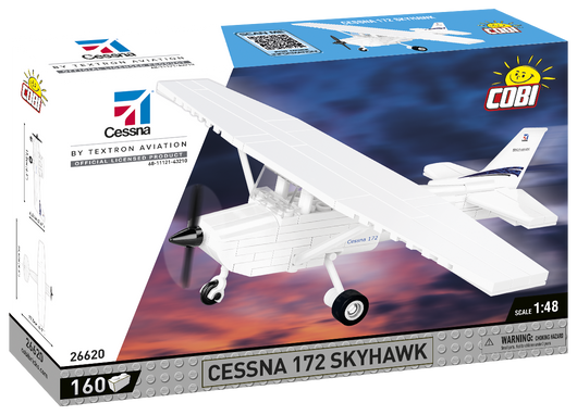 COBI Cessna 172 Skyhawk Aircraft (White): Set #26620