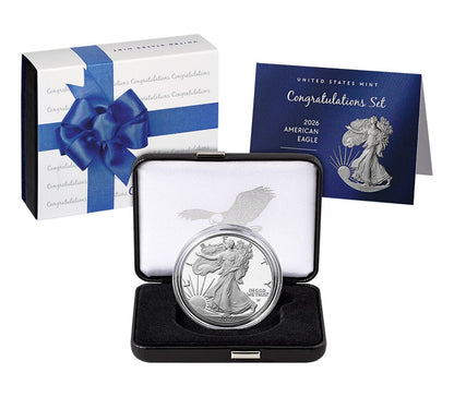 2026-P Proof Silver Eagle Congratulations Set OGP