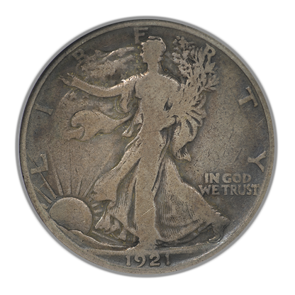 1921-S Walking Liberty Half Dollar 50C ANACS Soapbox F12