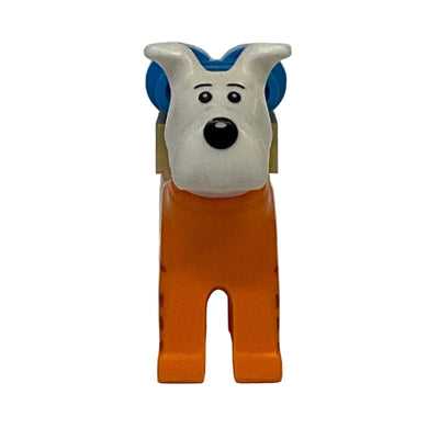 Snowy, Fox Terrier with Molded Orange Spacesuit, 117247pb01 - Ideas Minifigure