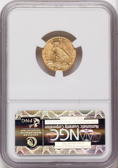 1913 $2.50 Indian Quarter Eagle NGC MS63