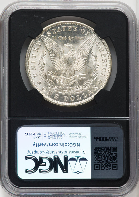 1900-O $1 Mike Castle Blk Core Franklin Series Morgan Dollar NGC MS67 (764026054)