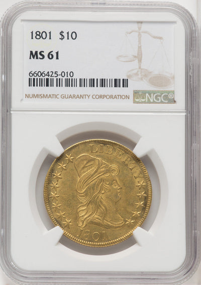 1801 $10 Early Eagle NGC MS61