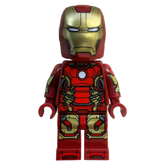 Iron Man - Mark 43 Armor, Light Nougat Head, Printed Arms, sh1103 - Marvel Superheroes